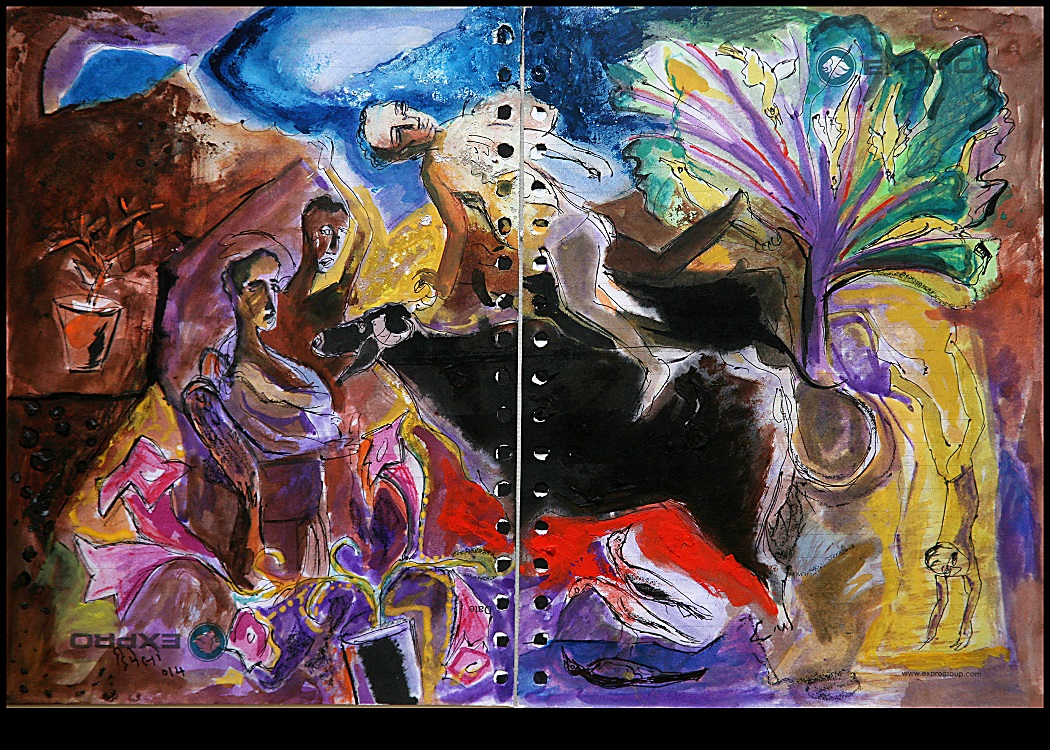 Dt21 Water Color On Paper  X  INC   Available.Jpg